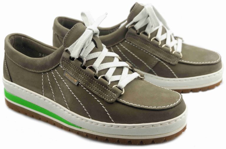 Mephisto SUPER LADY dames veterschoen - donkertaupe nubuck